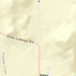 Sites California Street Map