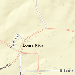 Loma Rica California Street Map