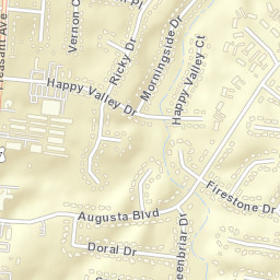 Augusta Hills Ohio Street Map
