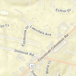 Circle View Acres Ohio Street Map