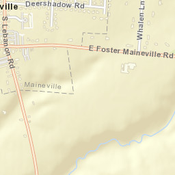 Maineville Ohio Street Map