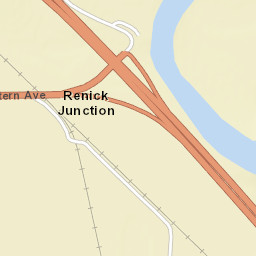 Renick Junction Ohio Street Map