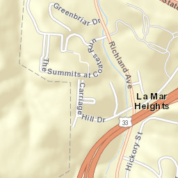 La Mar Heights Ohio Street Map