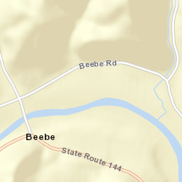Beebe Ohio Street Map