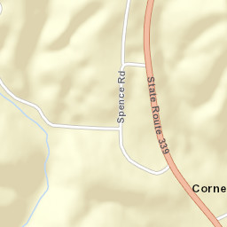 Corner Ohio Street Map