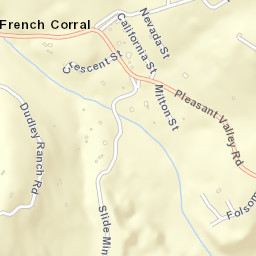 French Corral California Street Map
