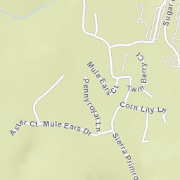 715 Mule Ears Drive, Tahoe National Forest Street Map