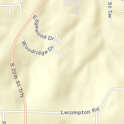 1935 Woodridge Drive, Leavenworth, KS Street Map