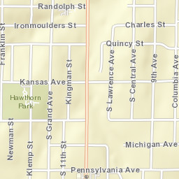 1001-1021 Ohio Street Leavenworth KS Street Map