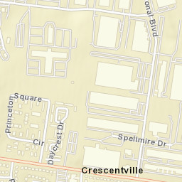Crescentville Ohio Street Map
