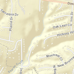 The Woods Ohio Street Map
