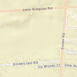 Snidercrest Ohio Street Map