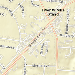 Twenty Mile Stand Ohio Street Map