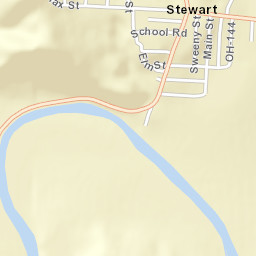 Stewart Ohio Street Map