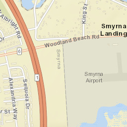 Smyrna Landing Delaware Street Map