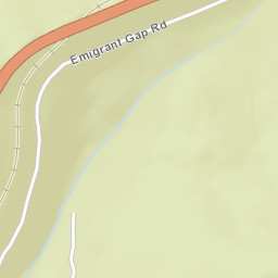 Emigrant Gap California Street Map