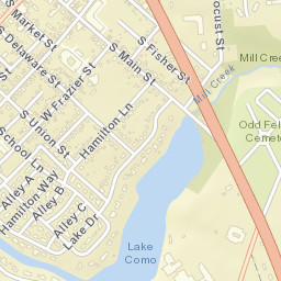 Smyrna Delaware Street Map