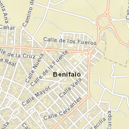 Benifaió Street Map