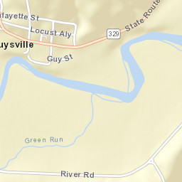 Guysville Ohio Street Map