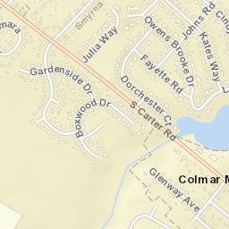 Colmar Manor Delaware Street Map