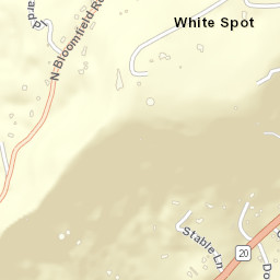 White Spot California Street Map