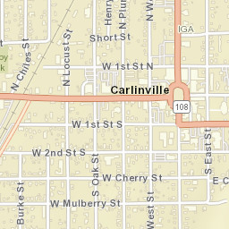 420-470 North Side Square, Carlinville, IL Street Map