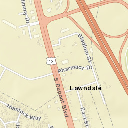 Lawndale Delaware Street Map