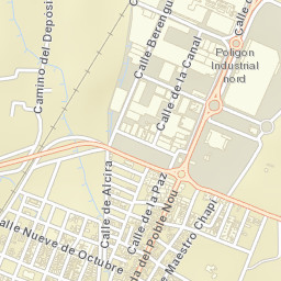 Alginet Street Map