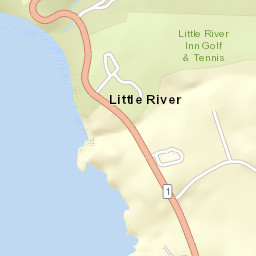 Little River California Street Map