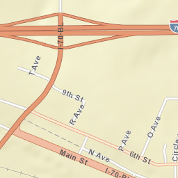 923 T Ave Limon, Colorado Street Map