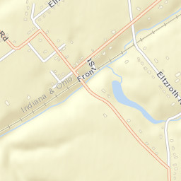Cozaddale Ohio Street Map
