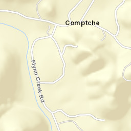 Comptche California Street Map