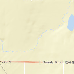 E County Road 1200 North, Lewis, IN Street Map