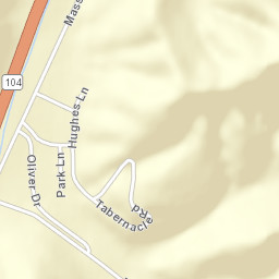 Massieville Ohio Street Map