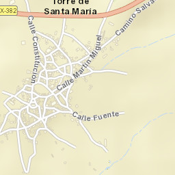 Torre de Santa María Street Map