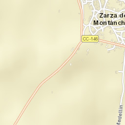 Zarza de Montánchez Street Map