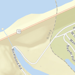 Manhattan, KS, USA Street Map