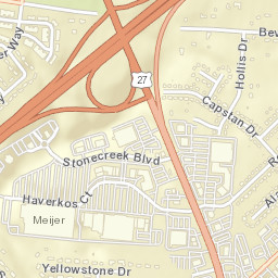 Bevis Ohio Street Map