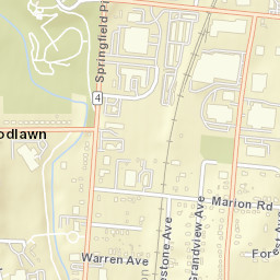 Woodlawn Ohio Street Map