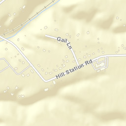 Hills Ohio Street Map