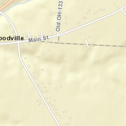 Woodville Ohio Street Map