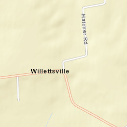 Willettsville Ohio Street Map