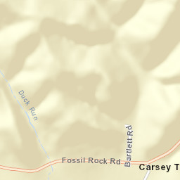 Carsey Town Ohio Street Map