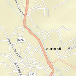 Lourinhã Street Map
