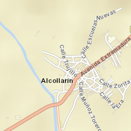 Alcollarín Street Map