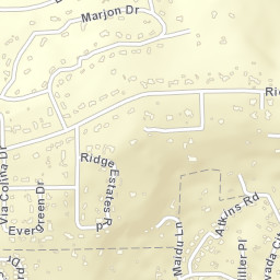 Evergreen Estates California Street Map