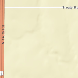 1400-1498 Treaty Rd Delphos KS Street Map