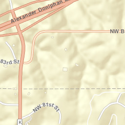 11608-12610 Northwest Barry Road, Kansas Street Map