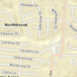 Northbrook Ohio Street Map