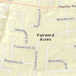 Fairwind Acres Ohio Street Map